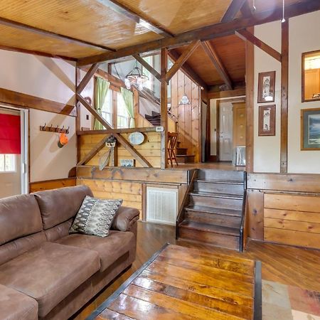 Mountaintop Ellijay Cabin With Private Hot Tub ภายนอก รูปภาพ